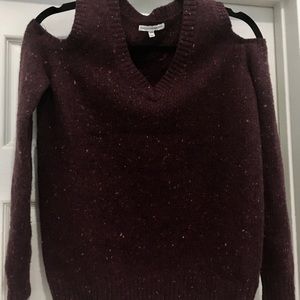Rebecca Minkoff cold shoulder wool sweater xxs